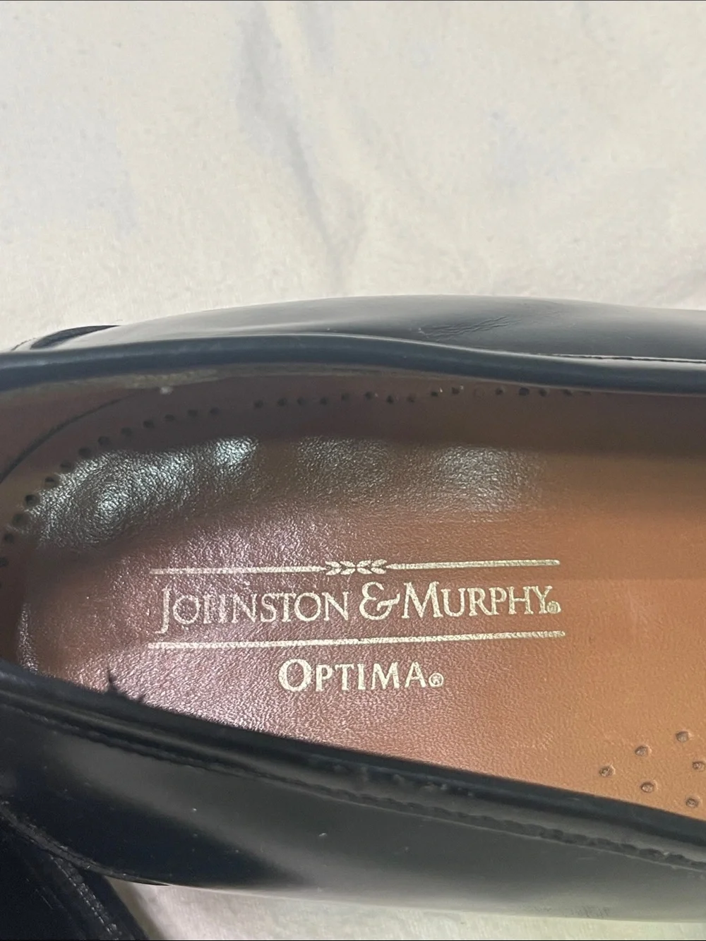Johnston & Murphy Black Leather Kiltie Tassel Loafers